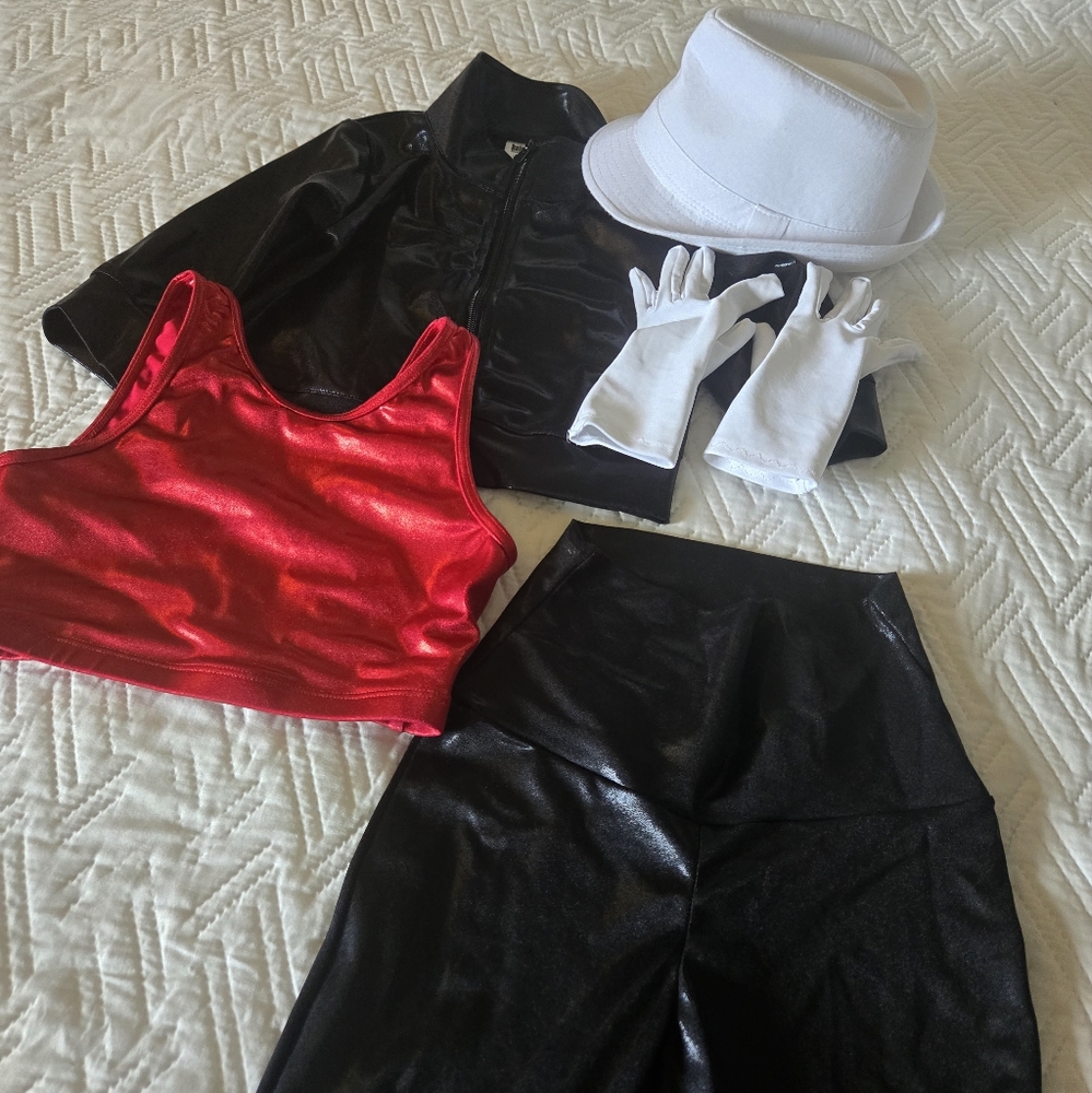 Balera Red and Black Dance Costume Set